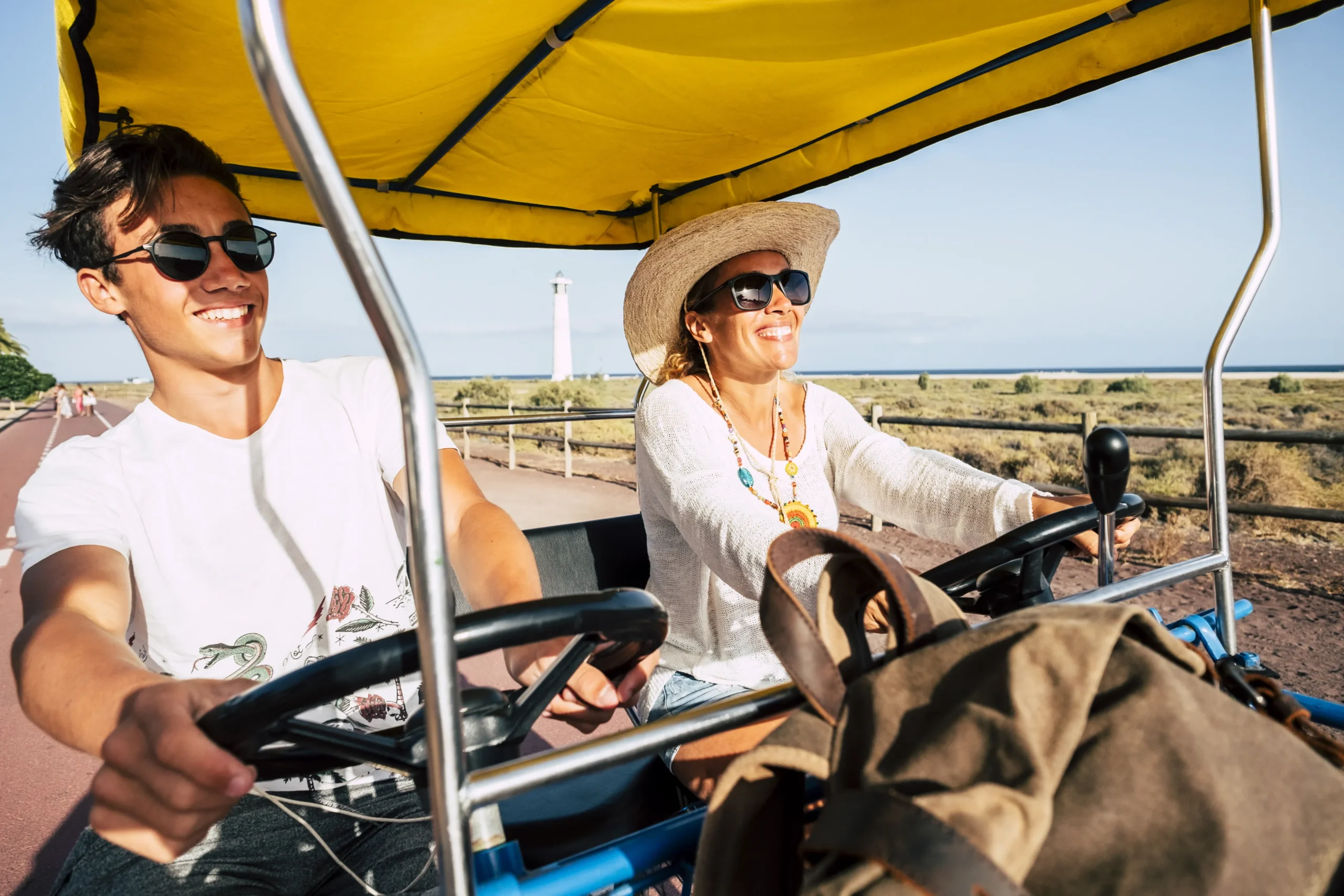 UTV Tours couple in sunglasses