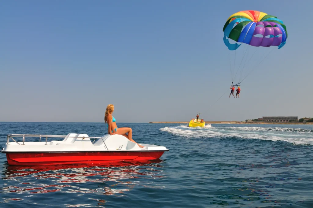 parasailing