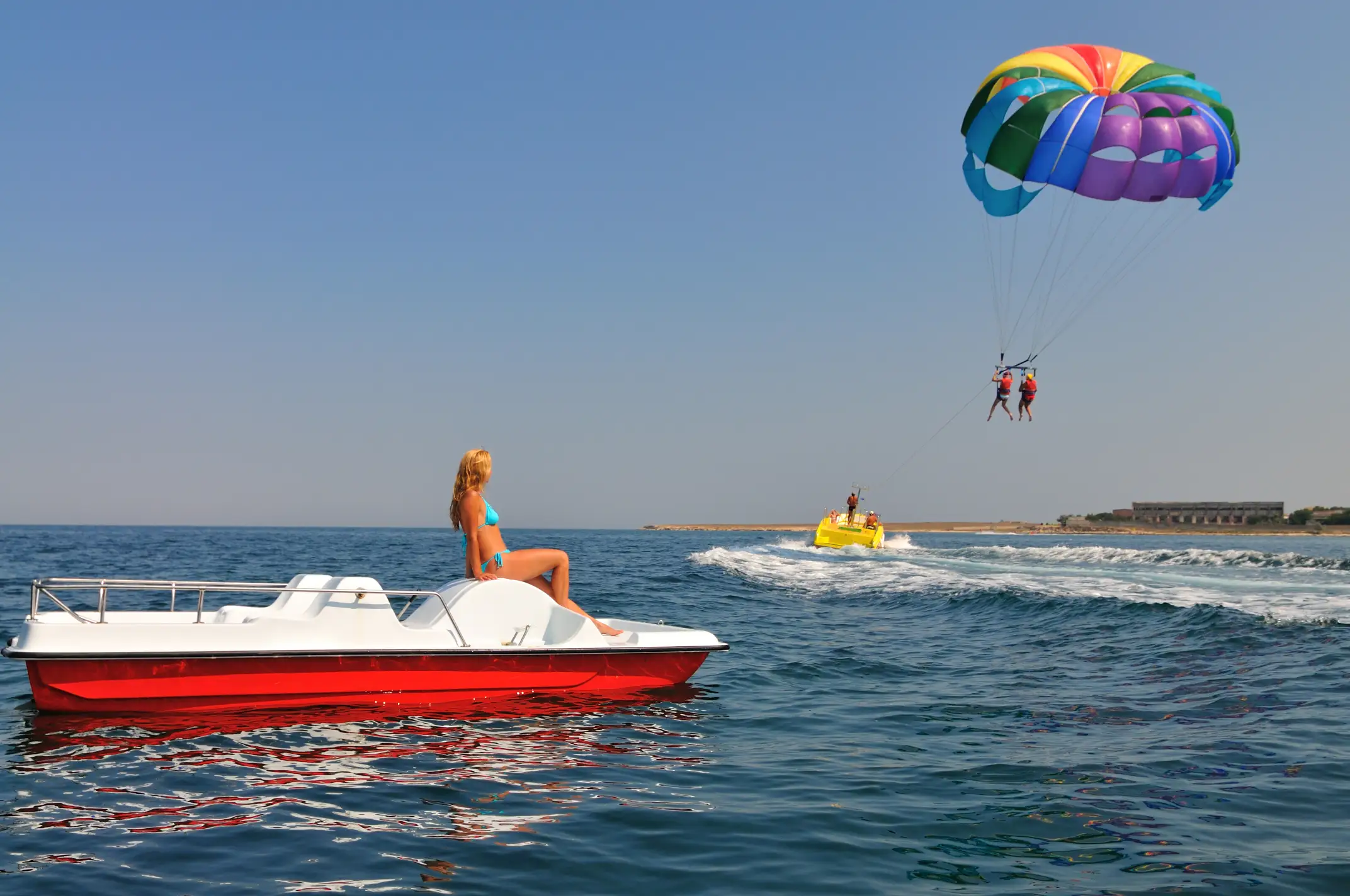 parasailing
